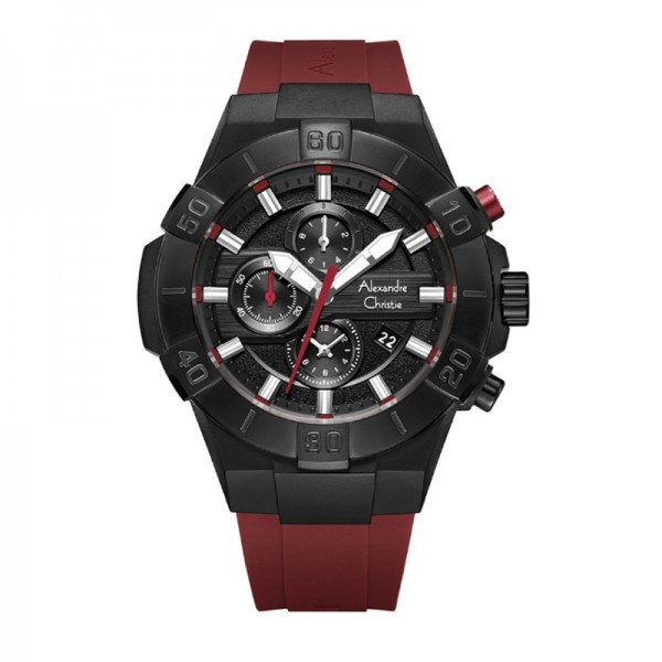 Alexandre Christie AC 6649 Black Red MCRIPBARE